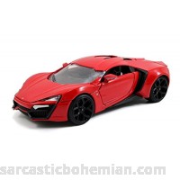 Jada Toys Fast & Furious Lykan Hypersport Diecast Vehicle 1 24 Scale Red B019P3AZE8